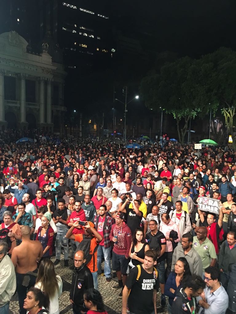 Manifestação greve cinelandia 3