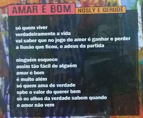 Nosly - letra de música – Bem Blogado